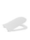 Roca Plastic Soft Close Toilet Seat White Gap Square