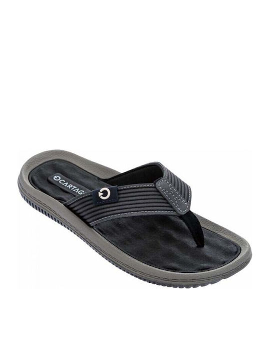 Cartago Ανδρικά Flip Flops Ανατομικά Μαύρα