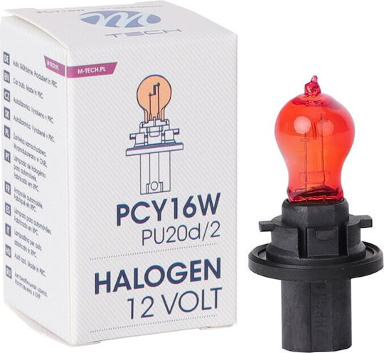 M-Tech Lamps Car PCY16W LED Orange 12V 16W 1pcs