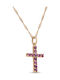 Ortaxidis Crucifix Roz de 18K