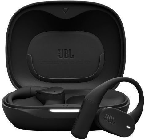 JBL Sense Lite Open Ear Bluetooth Handsfree Ακουστικά με Αντοχή στον Ιδρώτα και Θήκη Φόρτισης Μαύρα