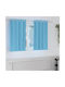 vidaXL Set of Window Curtains with Grommets Light Blue 140x140cm