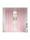 vidaXL Set of Pink Window Curtains with Grommets 140x245cm