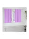 vidaXL vidaXL Vorhänge Fenster mit Grommets Lila 140x140cm