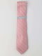 Michael Kors Men's Tie Silk Printed in Pink Color