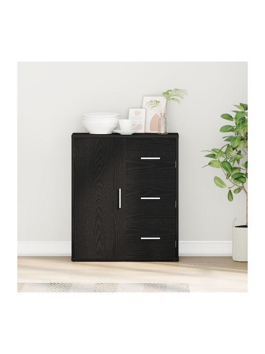Bufet cu Sertare Black Oak 60x31x70cm