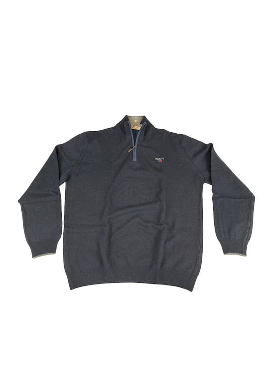 Invicto Dtr/402-7 Pullover mit Reißverschluss in Marineblau