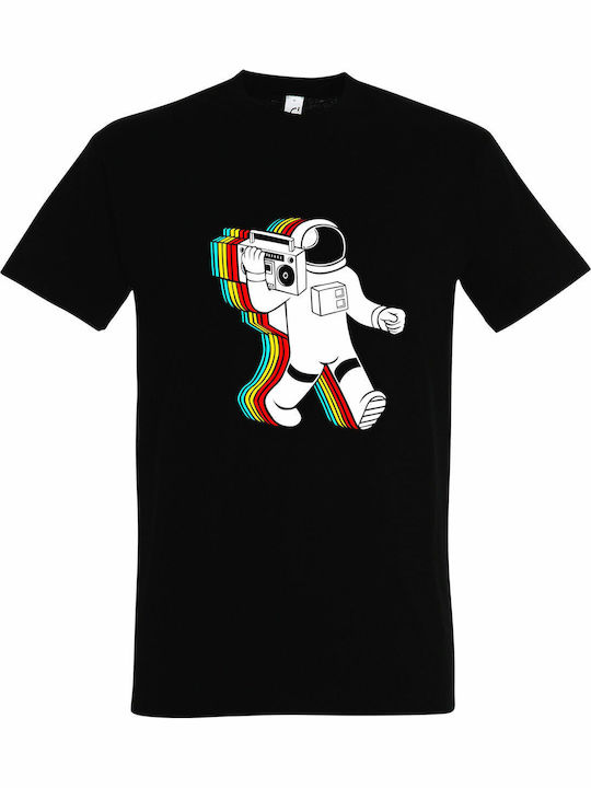 Tshirt Unisex "space Dj" Black