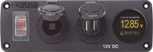 Wasserdichtes Panel Zubehör – Bootschalter Usb Anschlüsse & V-Meter