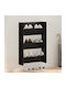 Holz Schuhschrank 60x18x60cm