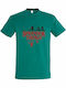 Tricou Unisex Stranger Things Upside Down Verde