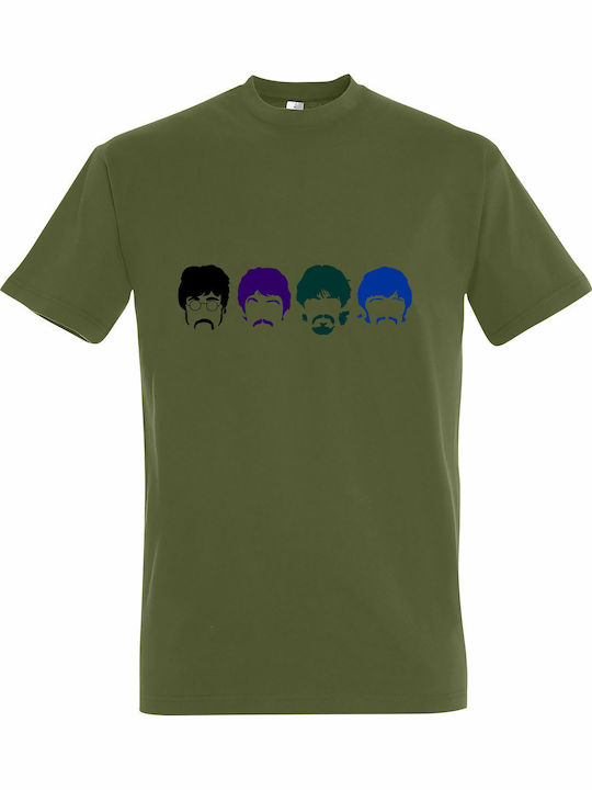 T-shirt Unisex " Beatles Band Multicolor Music"...