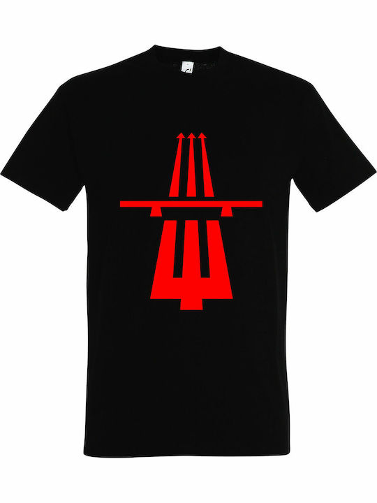 T-shirt Unisex " Highway To Hell Acdc Fans " Black