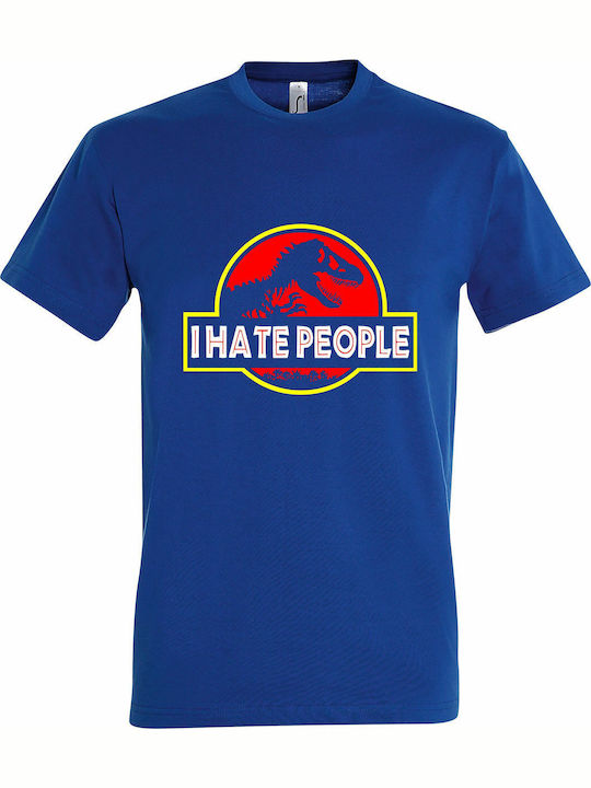 T-shirt Unisex " I Hate People Dinosaur Jurassi...