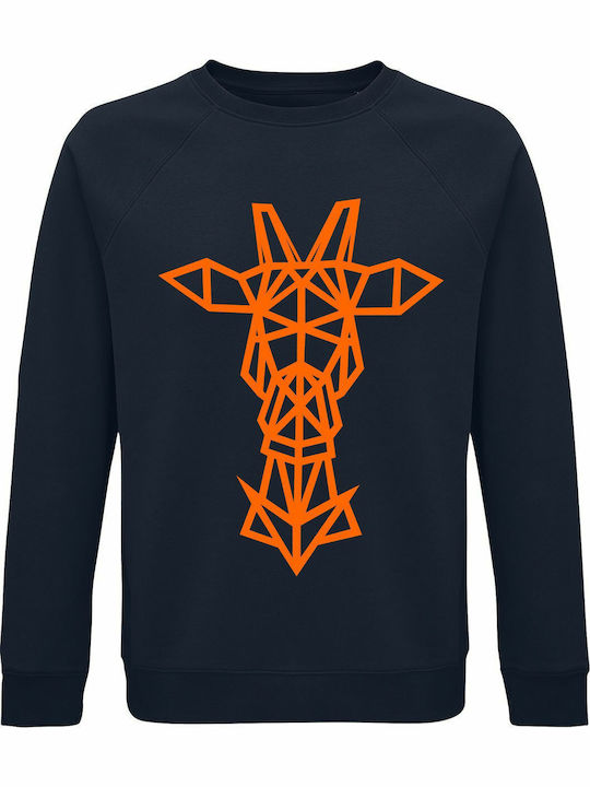 Sweatshirt Unisex Organic " Reindeer Origami " ...
