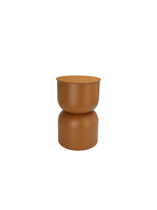 Round Side Table Wooden EKAİ M31xL31xH46cm