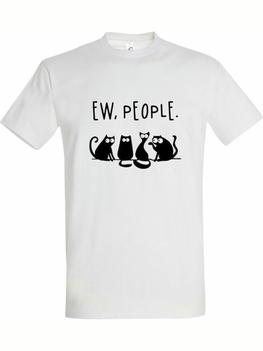 Unisex Organisches T-Shirt Ew People Cats Talki...