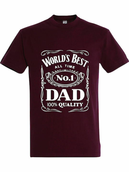 T-shirt Unisex " World's Best Dad 100% Quality ...