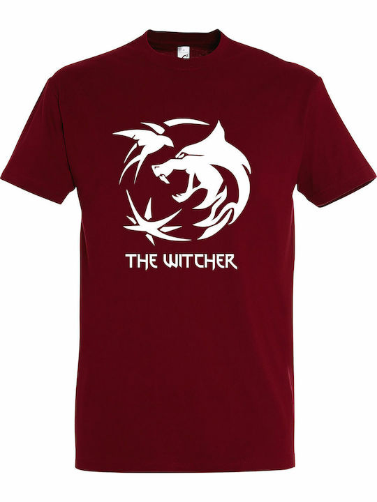T-shirt Unisex " Witcher Logo " Chili