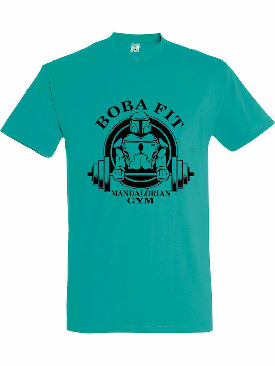 Unisex T-shirt "Boba Fit Mandalorian Gym Krieg ...