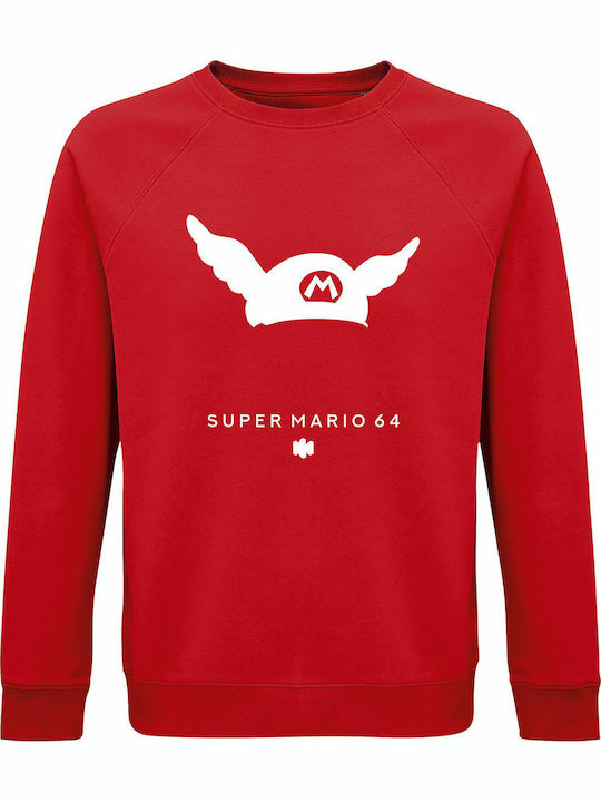 Sweatshirt Unisex Organic " Super Mario 64 Vint...