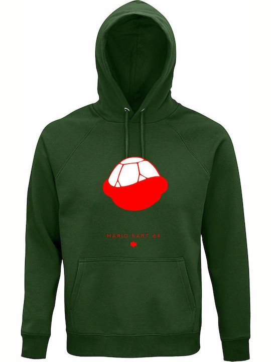 Hoodie Unisex Organic " Super Mario Kart " Dark...