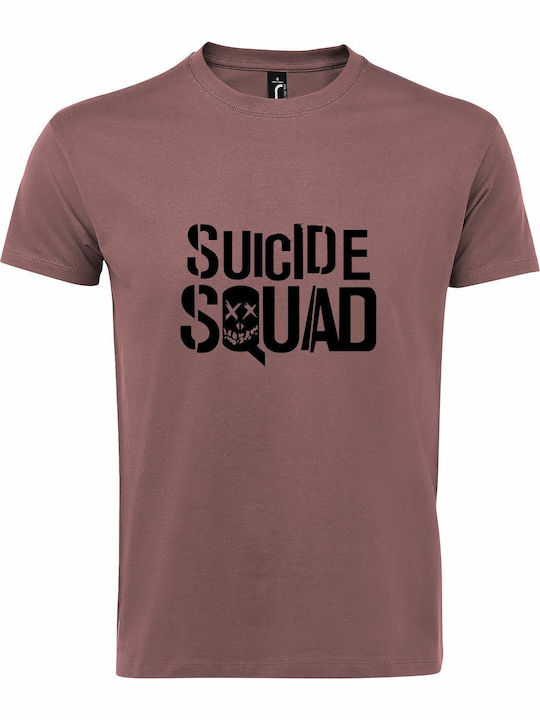 Tricou Unisex Suicide Squad Roz Pictat