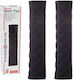 Auto Gs Car Seat Belt Pads Swiss 26x6.3cm Black Black Stitch Pair 2 Pieces 11154