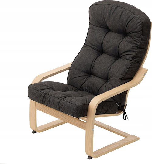 Garden Chair Cushions Black