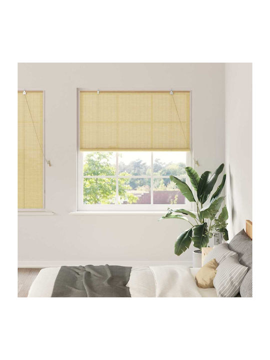 vidaXL Shade Blind Bamboo in Brown Color L140xH...