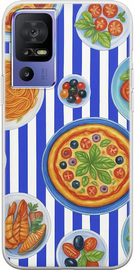 Mediterranean Feast TCL 40 SE Flexible TPU Durchsichtige Silikon Handyhülle