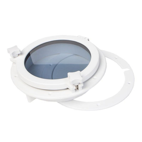 Plastic Round Porthole 265/197mm White Sfpp1-02 Seaflo