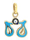 Xryseio Kids Pendant Zodiac Sign Libra in 14K Gold