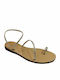 Θερος Ελληνικό 100% Δερμάτινο Σανδάλι Χειροποίητο Κωδικός Θηλια 18 Μεταλλικο Τριχρωμα