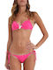 Playboy Bikini Swimsuit Metallic Details Pb190d-pink Women’s