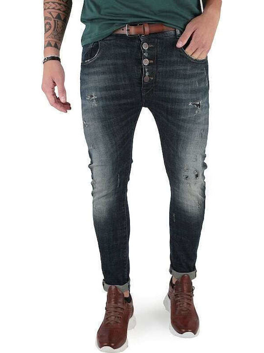 Stefan Fashion Ανδρικό Παντελόνι Τζιν Slim Fit