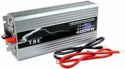 TBE Inverter Αυτοκινήτου 4000W για Μετατροπή 12V DC σε 220V AC TBE Inverter Αυτοκινήτου 4000W για Μετατροπή 12V DC σε 220V AC
