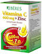 Béres Vitamina C 600 mg + Zinc 15 mg Supliment Pentru Întărirea Sistemului Imunitar 30 Comprimate