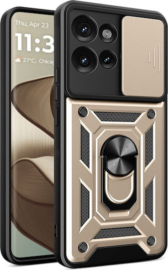 Techsuit Camshield Series Back Cover Σιλικόνης Χρυσό (Motorola Edge 50 Fusion)