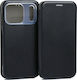 Beline Magnetic Book Silicon Negru (iPhone 17 Pro)