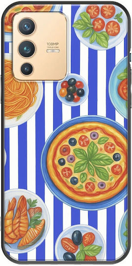 Mediterranean Feast Vivo V23 5G Negru TPU Siliconă