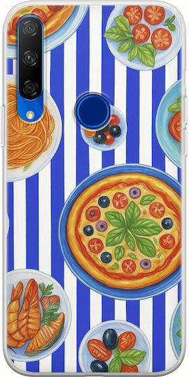 Mediterranean Feast Huawei Honor 9X Flexible TPU Transparente Silikon