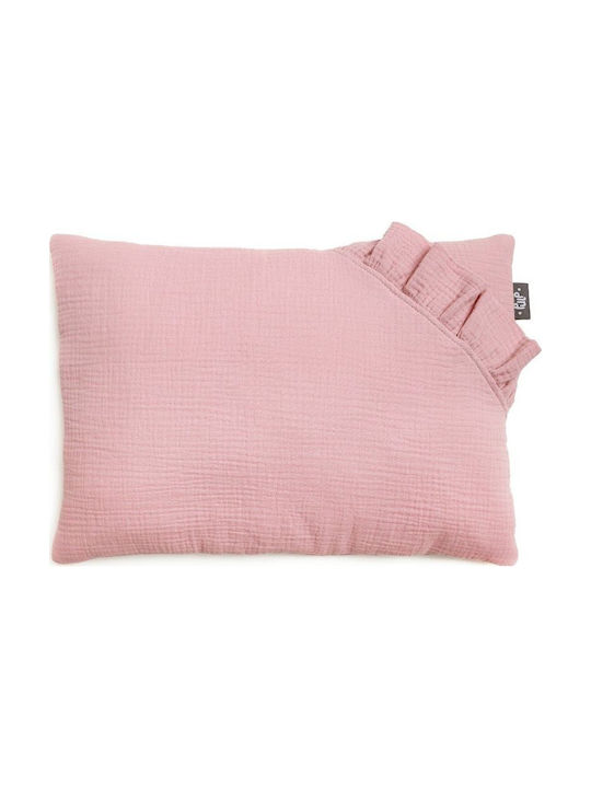 Pulp Bamboo Sofa-Kissen aus 100% Baumwolle Rosa 35x45cm