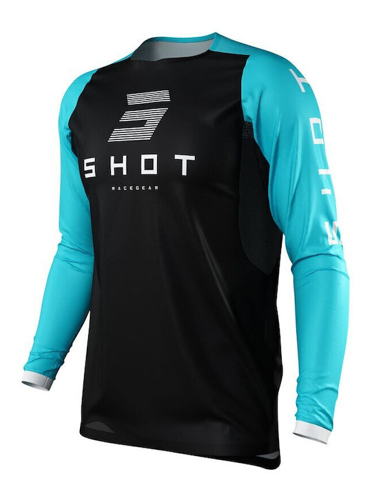 Tricou Motocross Shot Contact Shelly Turcoaz