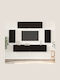 Животно помещение ТВ единица Black Oak Д80xШ30xВ30.5бр