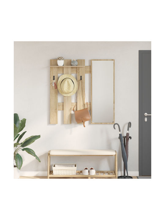 Hallway Furniture with Mirror & Hanger 100x10x1...