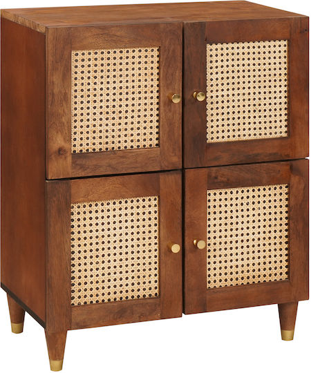 Entry Furniture with Wardrobe Coffee 60x33.5x75cm Entry Furniture with Wardrobe Coffee 60x33.5x75cm