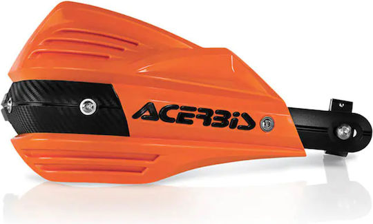 Schutzhandschützer Motorrad Acerbis X-factor Orange Schwarz
