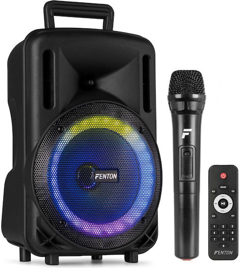 Fenton Ηχείο Karaoke με Ασύρματο Μικρόφωνο και Εφέ Φωτισμού FT08LED MK2 170.160 Μαύρο