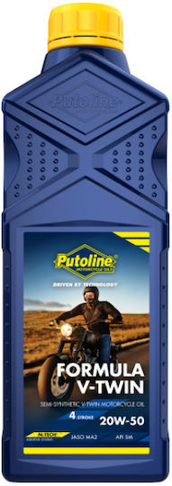 Полусинтетично Масло За Мотоциклет Putoline Formula V-twin 20w-50